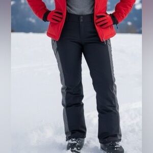 Obermeyer Resort Women’s Snow Pants Black & Heather Gray Size 4